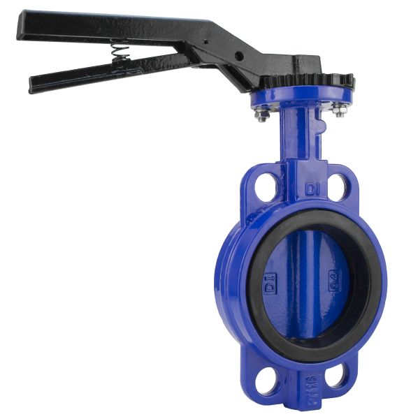 Дисковый поворотный затвор Ду 40 REON тип RSV80 (PN16, Траб.=95°С, Тmax=120°С) рукоятка с возможностью пломбировки