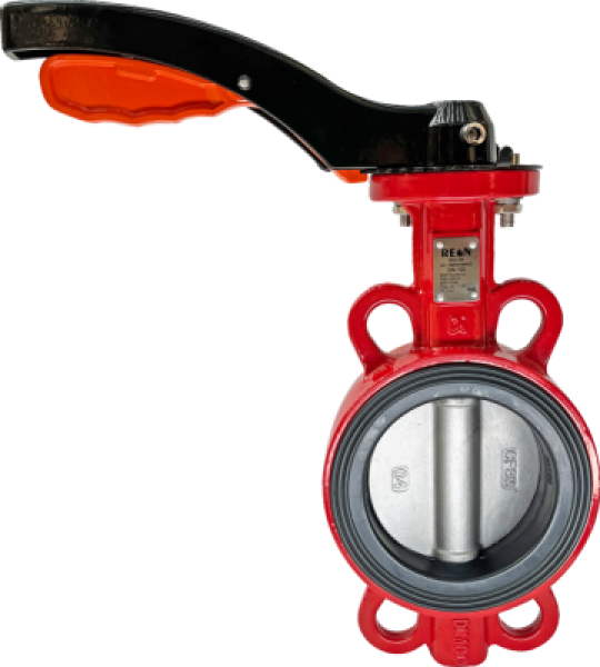Затвор чугунный межфланцевый Reon тип RSV84RED (диск из нерж.стали AISI316 ) Ду125